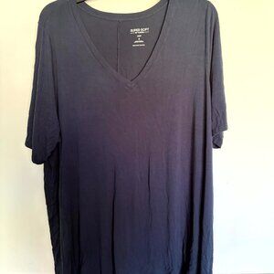 Super Soft By Torrid Women's T-shirt Tee Plus size 5 Navy Blue